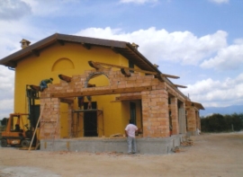 Progettazione Porticati Casa Bifamiliare
